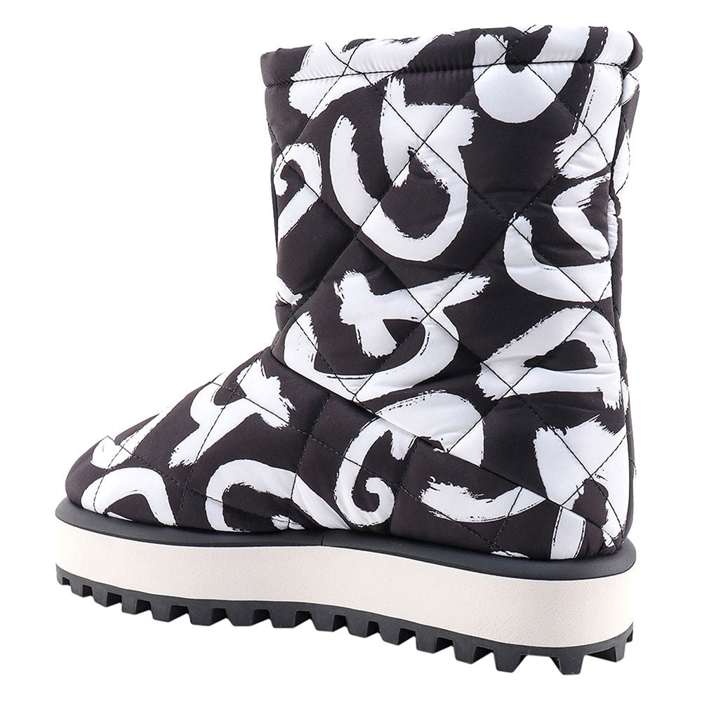 Dolce & Gabbana Black Nylon Men Boot Dolce & Gabbana