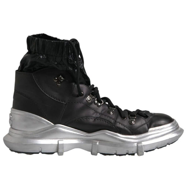 Dolce & Gabbana Black Lambskin Men Ankle Boot Dolce & Gabbana
