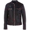 Dolce & Gabbana Black Goatskin Men Jacket Dolce & Gabbana