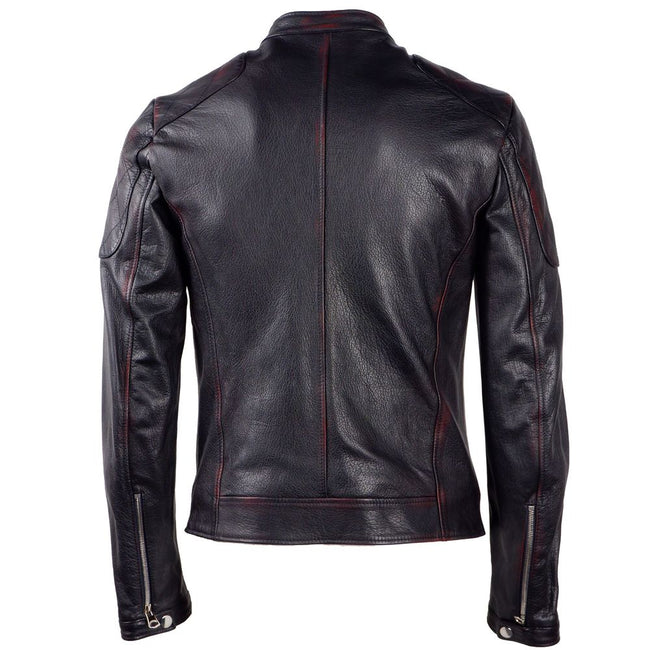Dolce & Gabbana Black Goatskin Men Jacket Dolce & Gabbana