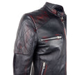 Dolce & Gabbana Black Goatskin Men Jacket Dolce & Gabbana