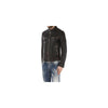 Dolce & Gabbana Black Goatskin Men Jacket Dolce & Gabbana