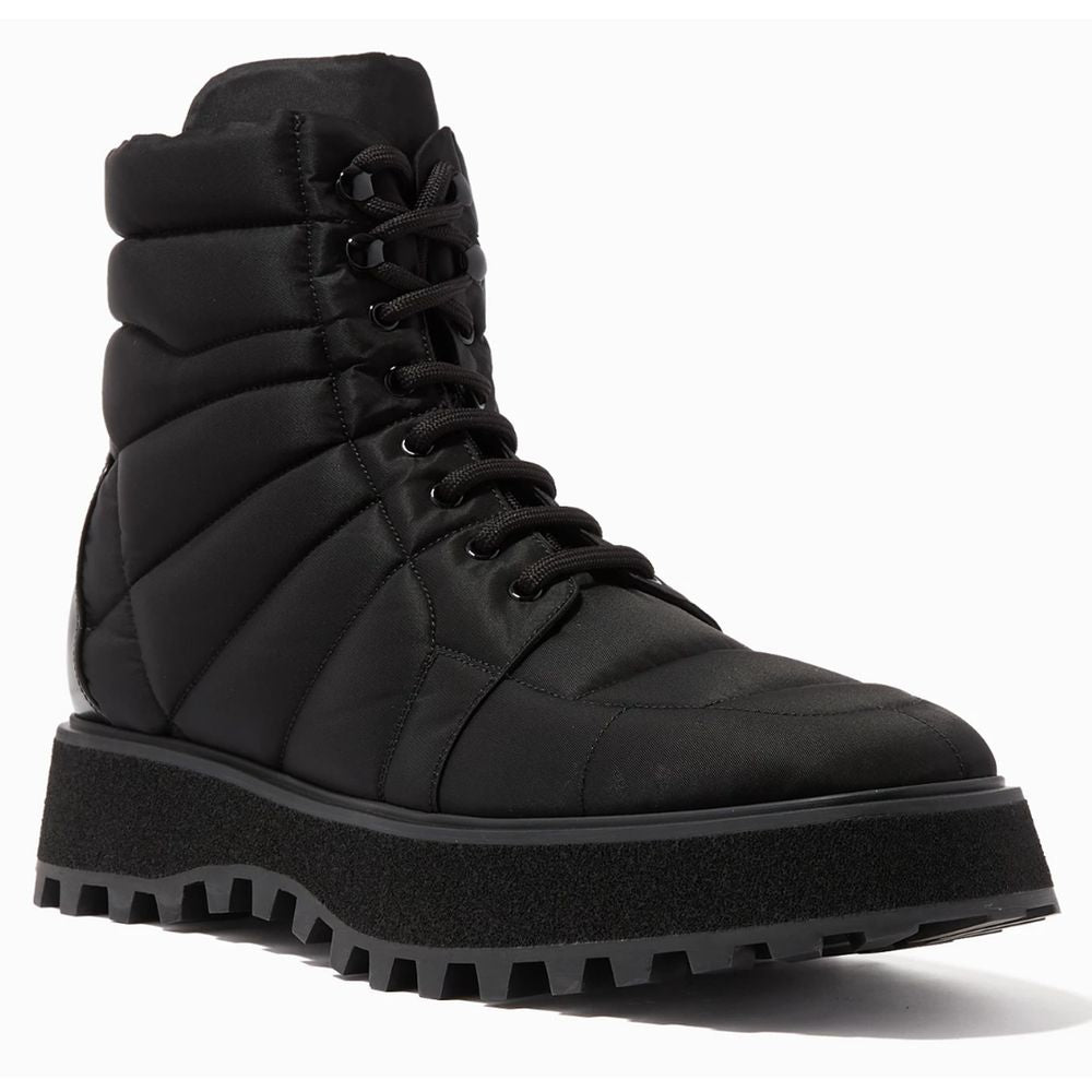 Dolce & Gabbana Black Nylon Men Boot Dolce & Gabbana