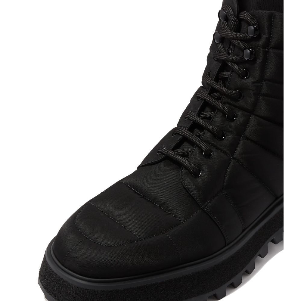 Dolce & Gabbana Black Nylon Men Boot Dolce & Gabbana
