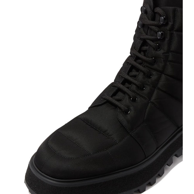 Dolce & Gabbana Black Nylon Men Boot Dolce & Gabbana