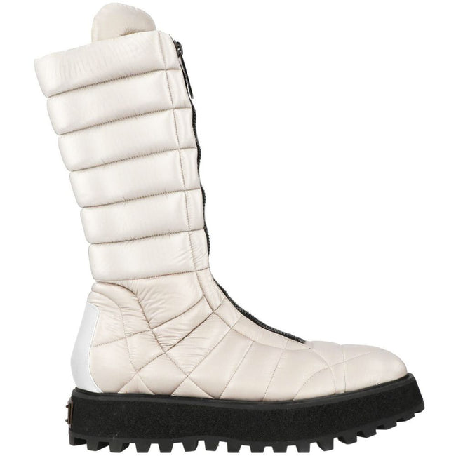 Dolce & Gabbana White Nylon Men Boot Dolce & Gabbana