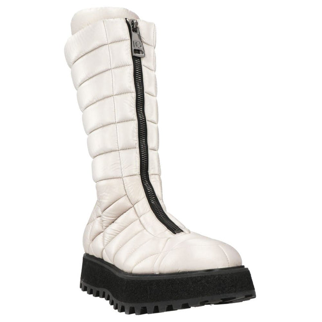 Dolce & Gabbana White Nylon Men Boot Dolce & Gabbana