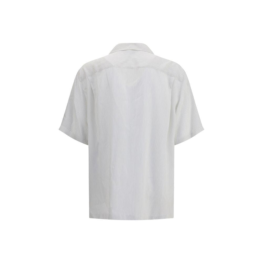 Alexander McQueen White Viscose Pattern Shirt Alexander McQueen