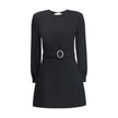 Saint Laurent Sablè mini Dress with cut nude back Saint Laurent