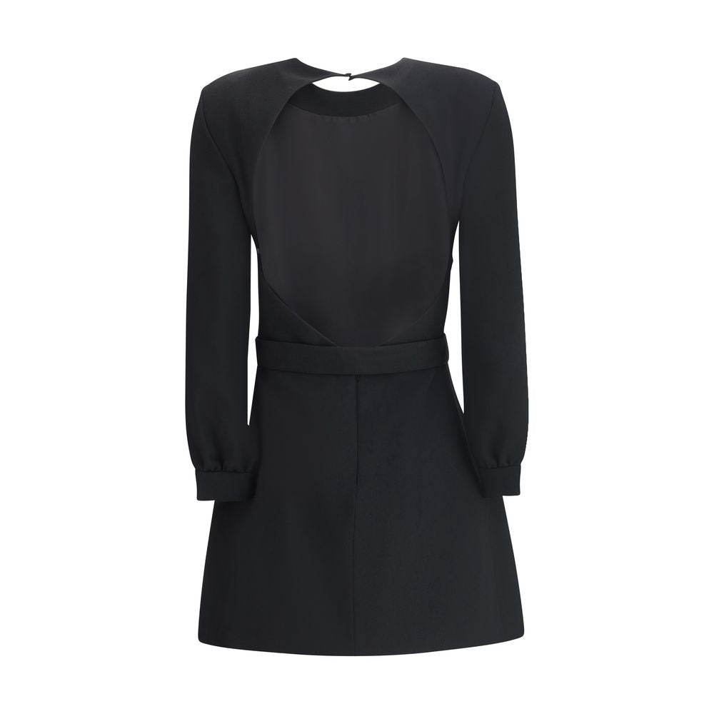 Saint Laurent Sablè mini Dress with cut nude back Saint Laurent