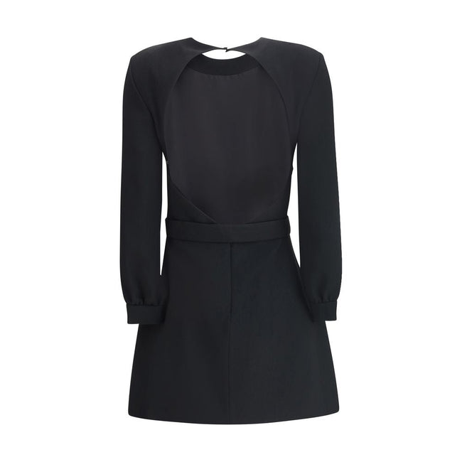 Saint Laurent Sablè mini Dress with cut nude back Saint Laurent