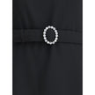 Saint Laurent Sablè mini Dress with cut nude back Saint Laurent
