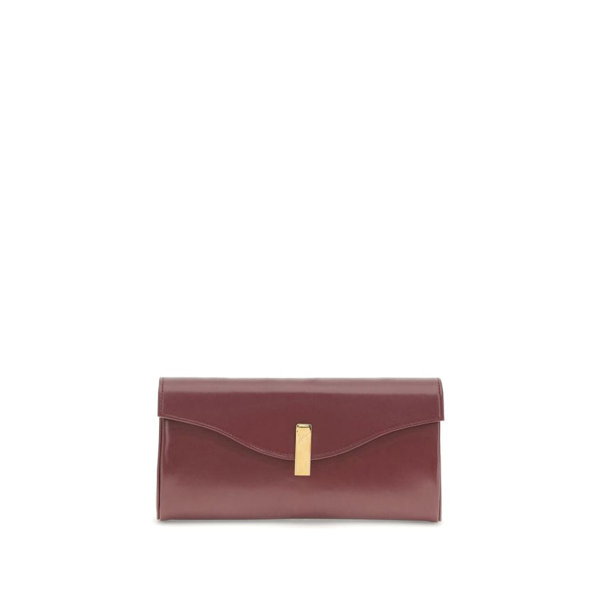 Giuseppe Zanotti Brown Leather Clutch Bag Giuseppe Zanotti
