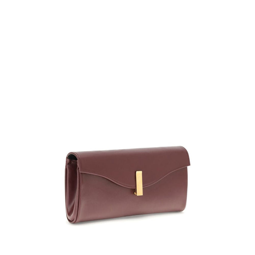 Giuseppe Zanotti Brown Leather Clutch Bag Giuseppe Zanotti