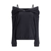 MM6 Cotton Sweatshirt with dropped shoulders MM6