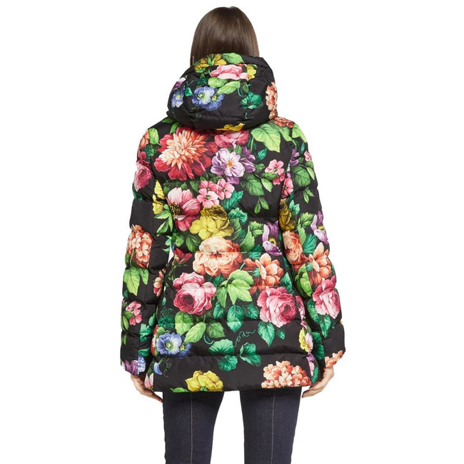 Dolce & Gabbana Multicolor Polyester Jackets & Coat Dolce & Gabbana