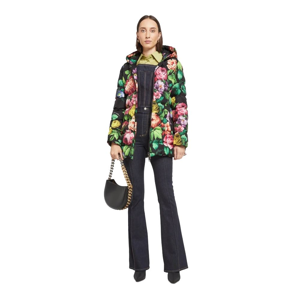 Dolce & Gabbana Multicolor Polyester Jackets & Coat Dolce & Gabbana