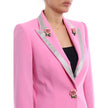 Dolce & Gabbana Pink Wool Jackets & Coat Dolce & Gabbana