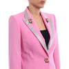 Dolce & Gabbana Pink Wool Jackets & Coat Dolce & Gabbana