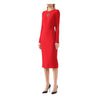 Dolce & Gabbana Red Viscose Dress Dolce & Gabbana
