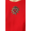 Dolce & Gabbana Red Viscose Dress Dolce & Gabbana