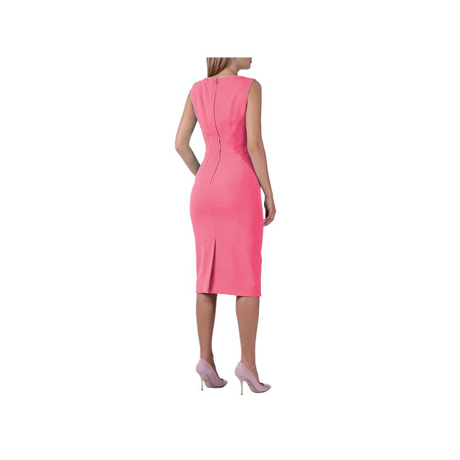 Dolce & Gabbana Pink Viscose Dress Dolce & Gabbana