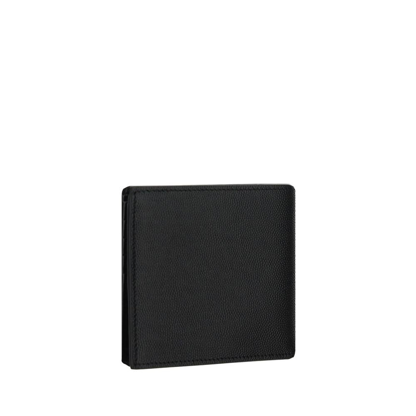 Saint Laurent Black Calf Leather Bos Taurus Wallet Saint Laurent