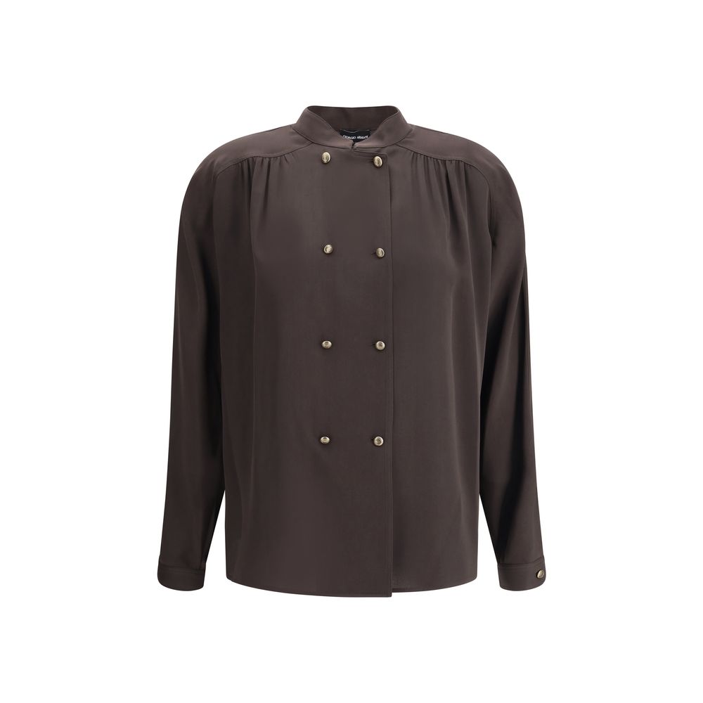 Giorgio Armani Doublebreasted silk Shirt Giorgio Armani