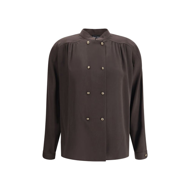 Giorgio Armani Doublebreasted silk Shirt Giorgio Armani
