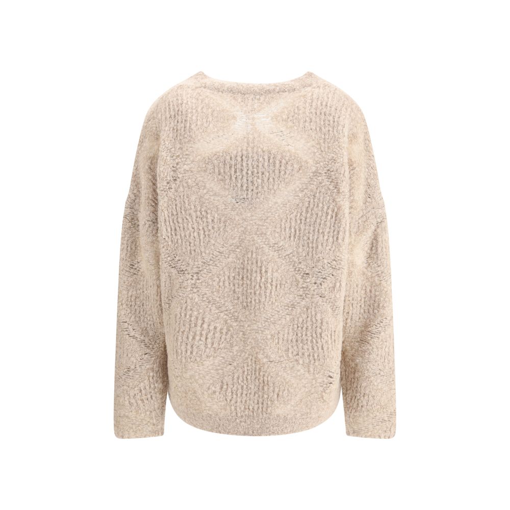Giorgio Armani V-neck cashmere and alpaca blend Sweater Giorgio Armani