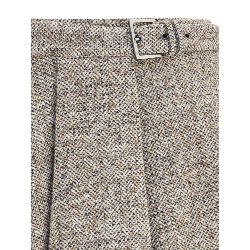 Brunello Cucinelli Virgin wool midi Skirt Brunello Cucinelli