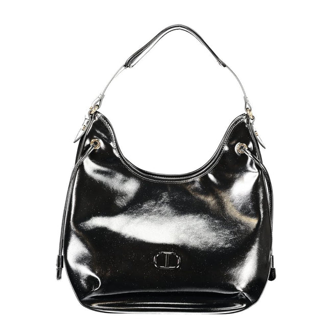 Twinset Black Polyethylene Women Hobo Bag Twinset