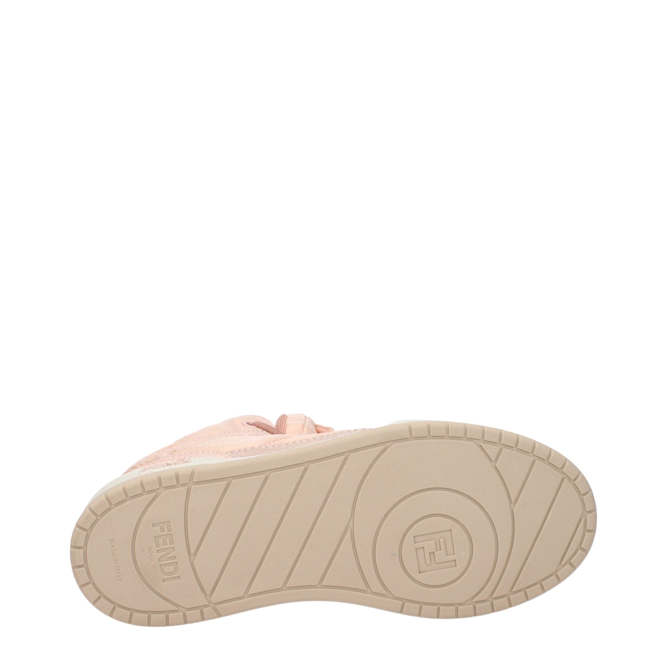 Fendi Pink Nylon High Tops Fendi