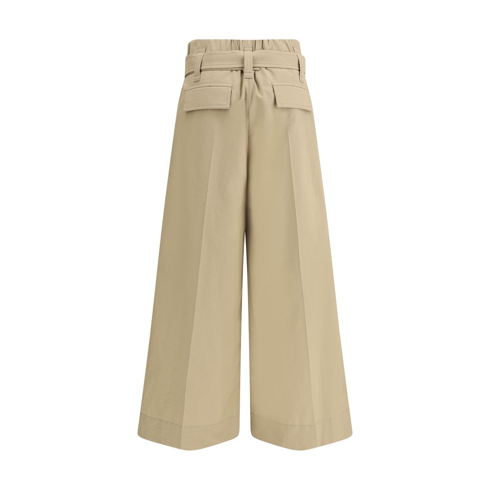 Brunello Cucinelli Pleated crop Pants Brunello Cucinelli