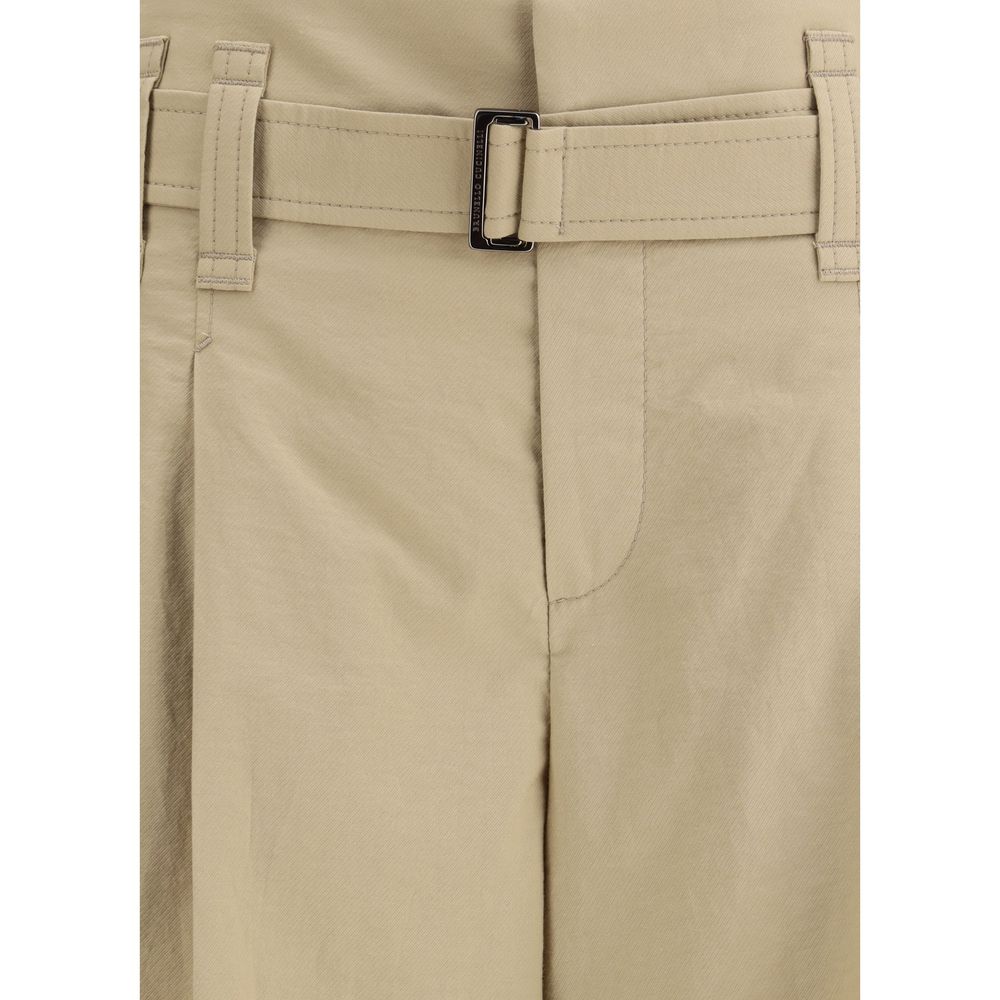 Brunello Cucinelli Pleated crop Pants Brunello Cucinelli