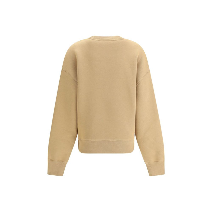Ami Paris Beige Cotton Sweatshirt Ami Paris