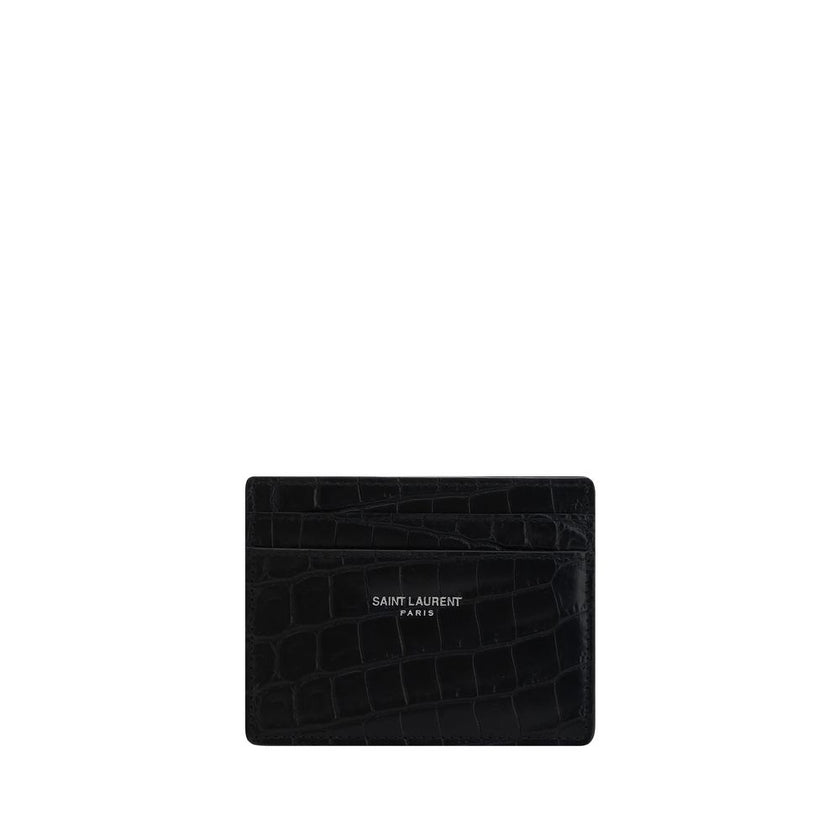 Saint Laurent Black Calf Leather Bos Taurus Wallet Saint Laurent