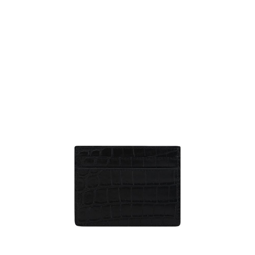 Saint Laurent Black Calf Leather Bos Taurus Wallet Saint Laurent
