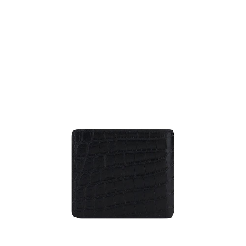 Saint Laurent Black Calf Leather Bos Taurus Wallet Saint Laurent