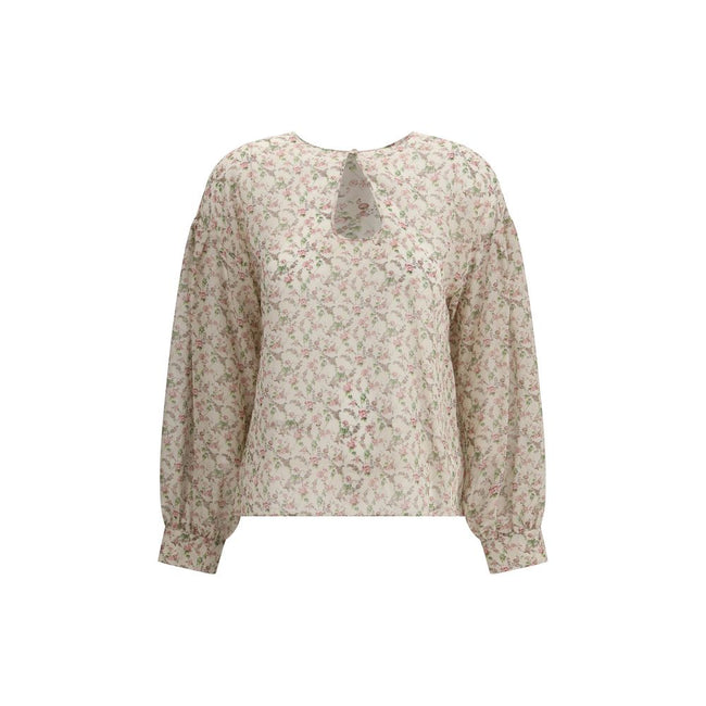 Kristina Ti Floral print silk blouse Kristina Ti