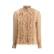 Kristina Ti Rouches silk Blouse Kristina Ti