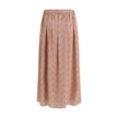 Kristina Ti Half circle Skirt with foliage print Kristina Ti