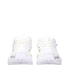 Versace White Leather Athletic Sneakers