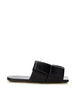 Bottega Veneta Elegant Black Leather Sandals Bottega Veneta