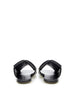 Bottega Veneta Elegant Black Leather Sandals Bottega Veneta