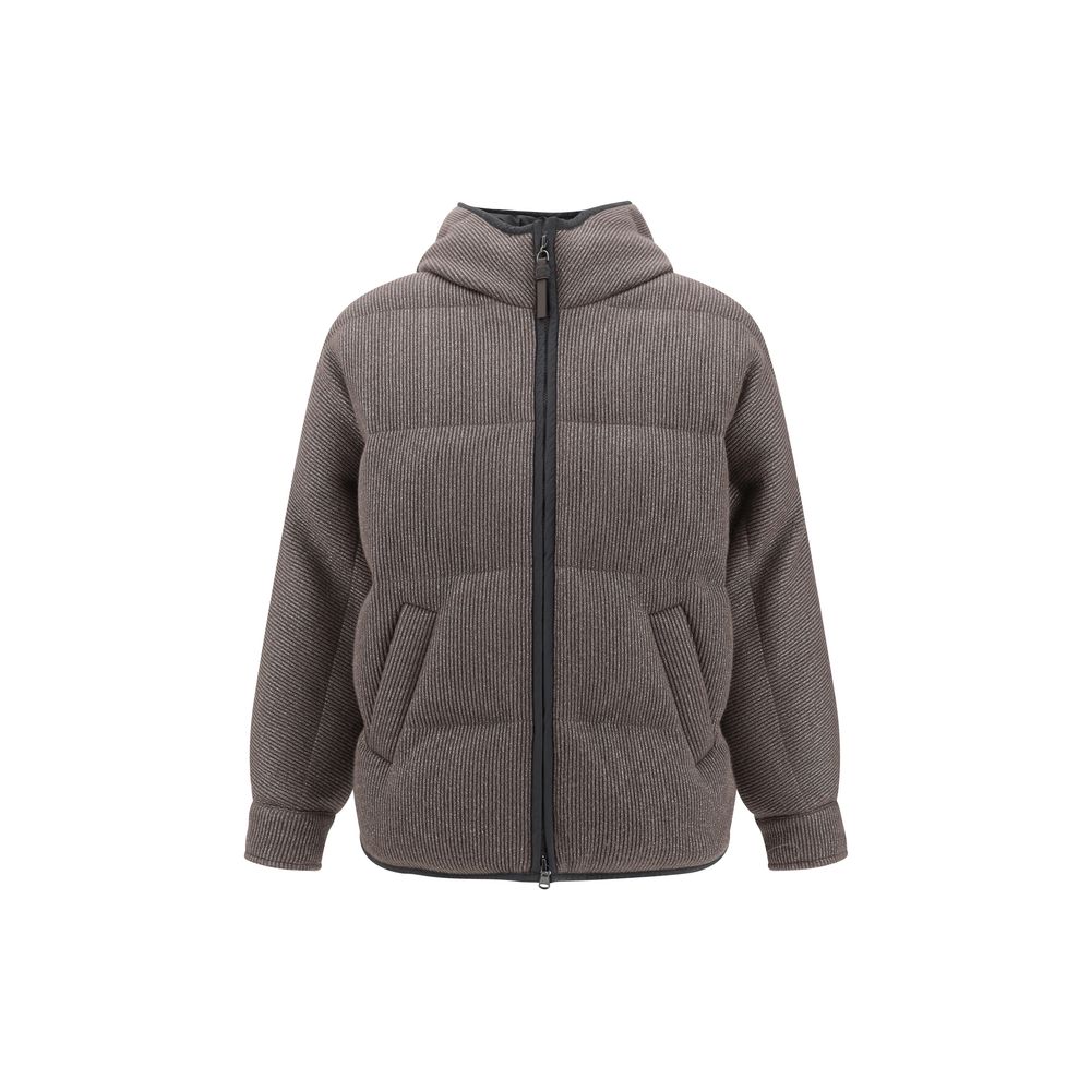 Brunello Cucinelli Lurex Down Jacket Brunello Cucinelli