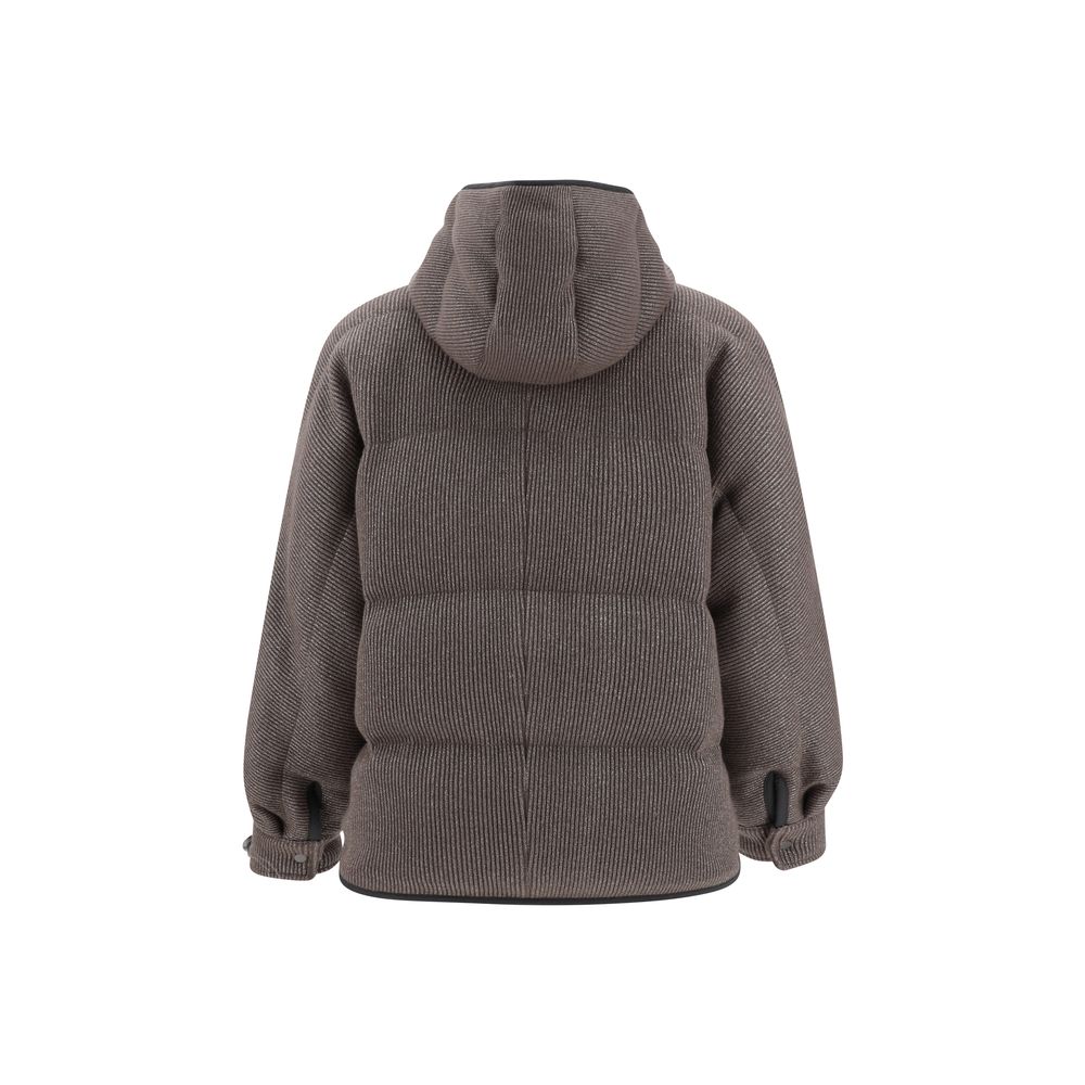 Brunello Cucinelli Lurex Down Jacket Brunello Cucinelli