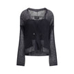 Giorgio Armani Double-breasted cardigan and top in a wool and mohair blend Twin-set Giorgio Armani