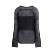 Giorgio Armani Double-breasted cardigan and top in a wool and mohair blend Twin-set Giorgio Armani
