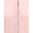 Burberry Check collar wool Cardigan Burberry